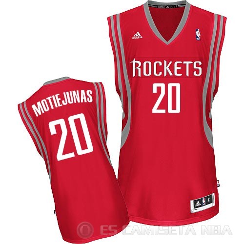 Camiseta Motiejunas #20 Houston Rockets Rojo - Haga un click en la imagen para cerrar